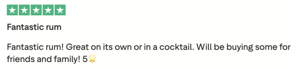 A screenshot of a 52North Tripadvisor review.