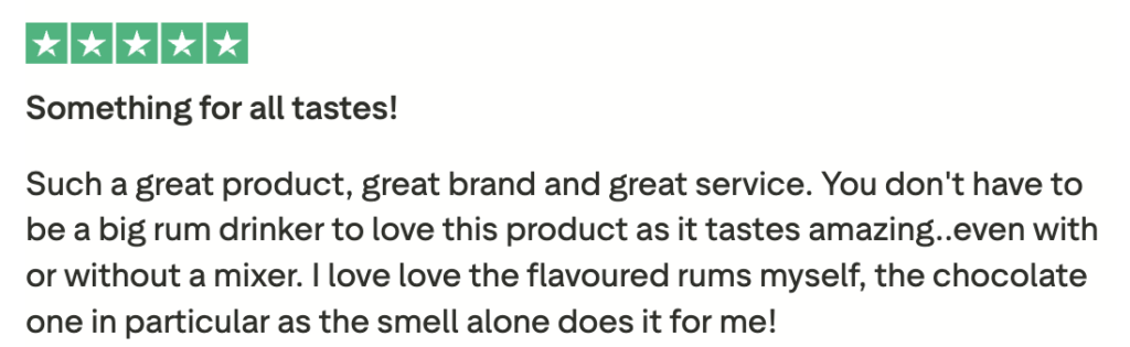 A screenshot of a 52North Tripadvisor review.