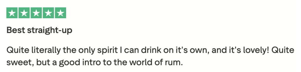 A screenshot of a 52North Tripadvisor review.